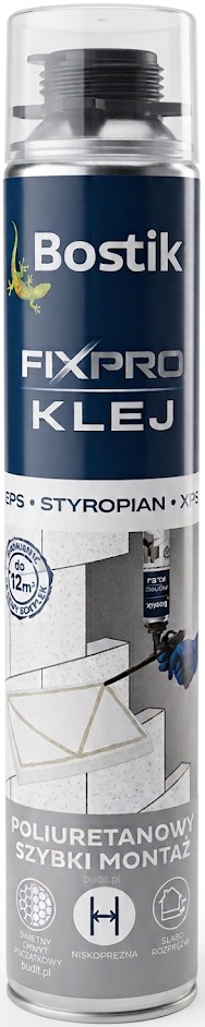 Klej do Styropianu XPS Bostik Pistolet 750ml - ciepły montaż PIANOKLEJ